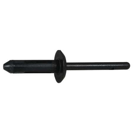 Midwest Fastener Blind Rivet, Truss Head, 3/16 in Dia., 13/16 in L, Plastic Body, 6 PK 37724